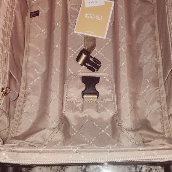 Michael Kors Brown and Cream Monogram Bag - Picture 3 of 5